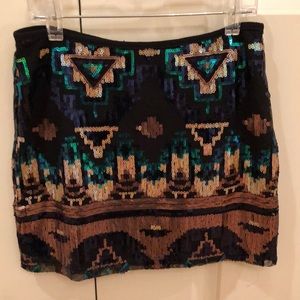 Elisa B sequin skirt